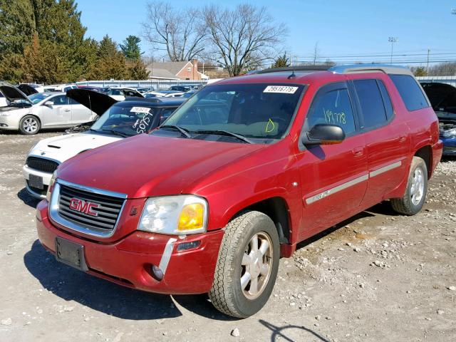 1GKET12P346141956 - 2004 GMC ENVOY XUV RED photo 2