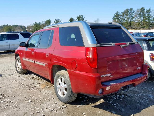 1GKET12P346141956 - 2004 GMC ENVOY XUV RED photo 3