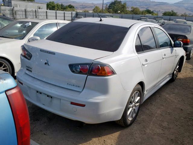 JA32U2FU8GU001904 - 2016 MITSUBISHI LANCER ES WHITE photo 4