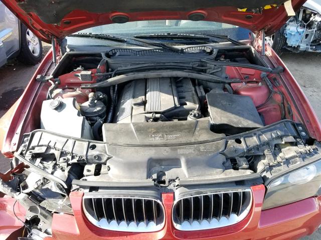 WBXPA93466WG86815 - 2006 BMW X3 3.0I RED photo 7