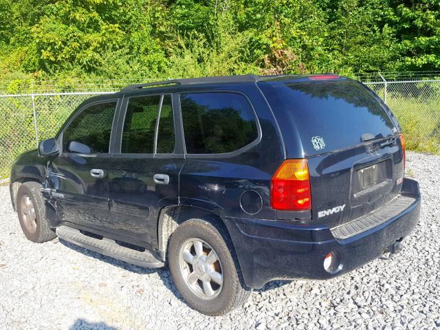 1GKDT13S742109789 - 2004 GMC ENVOY BLACK photo 3