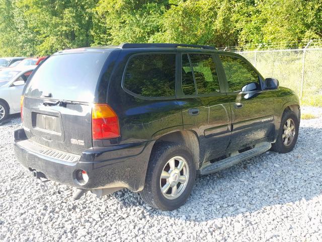 1GKDT13S742109789 - 2004 GMC ENVOY BLACK photo 4