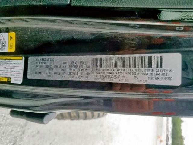 1C4HJXEN3JW325737 - 2018 JEEP WRANGLER U 黑色 照片 10