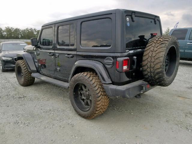 1C4HJXEN3JW325737 - 2018 JEEP WRANGLER U 黑色 照片 3