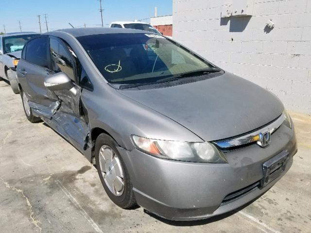 JHMFA36236S028114 - 2006 HONDA CIVIC HYBR GRAY photo 1