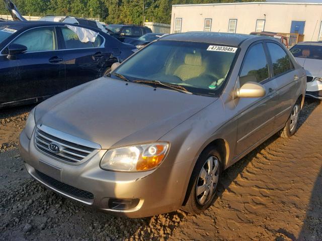 KNAFE121775400624 - 2007 KIA SPECTRA EX GOLD photo 2