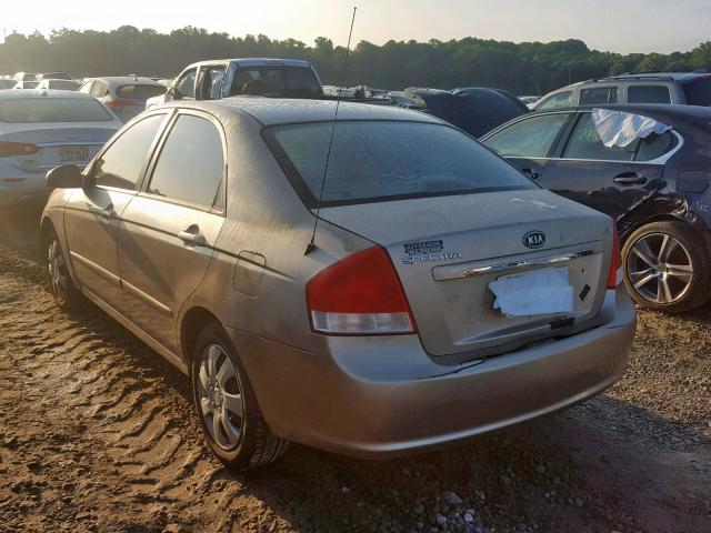 KNAFE121775400624 - 2007 KIA SPECTRA EX GOLD photo 3