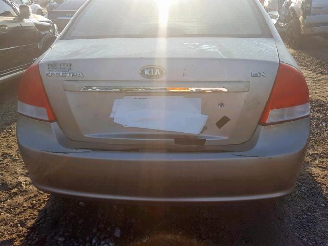 KNAFE121775400624 - 2007 KIA SPECTRA EX GOLD photo 9