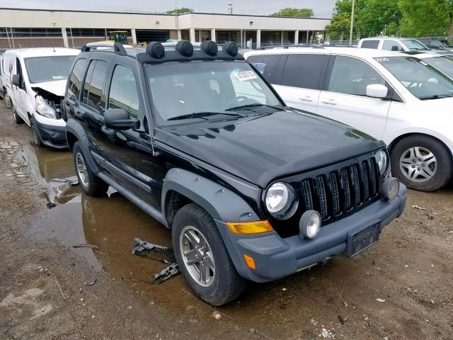 1J4GL38K35W713485 - 2005 JEEP LIBERTY RE BLACK photo 1