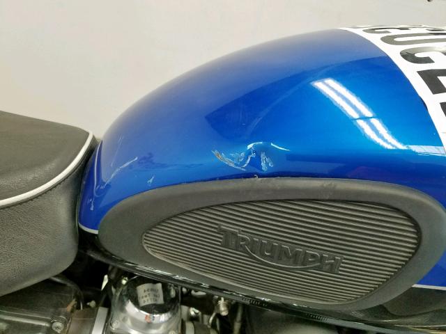 SMT910K15FT677497 - 2015 TRIUMPH MOTORCYCLE BONNEVILLE BLUE photo 13