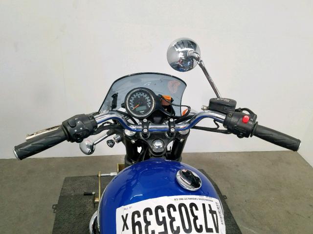 SMT910K15FT677497 - 2015 TRIUMPH MOTORCYCLE BONNEVILLE BLUE photo 8