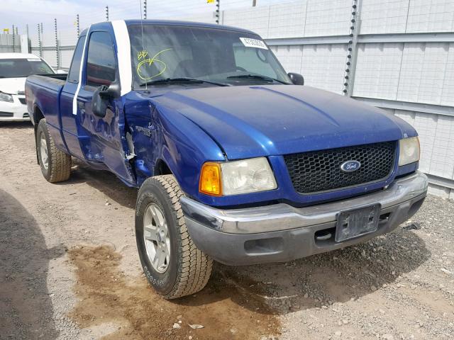 1FTYR15E83PB81590 - 2003 FORD RANGER SUP BLUE photo 1