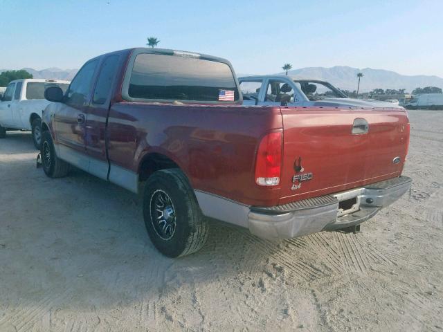1FTZX17291NA69838 - 2001 FORD F150 RED photo 3