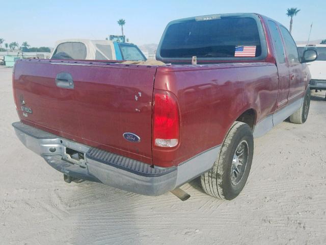 1FTZX17291NA69838 - 2001 FORD F150 RED photo 4