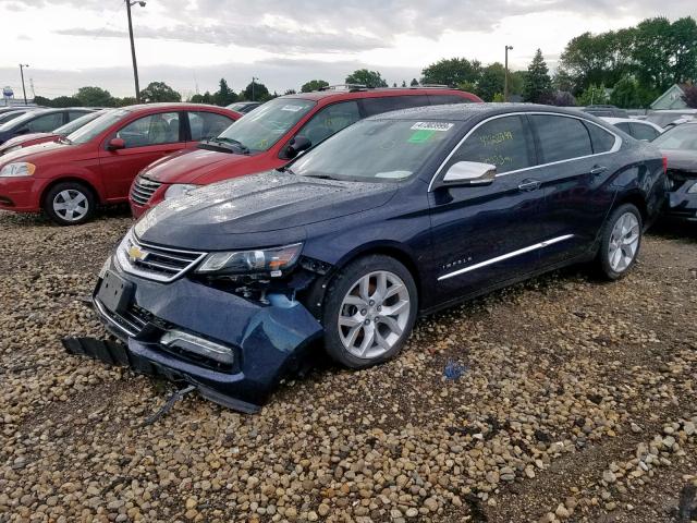 2G1145S33G9125161 - 2016 CHEVROLET IMPALA LTZ BLUE photo 2