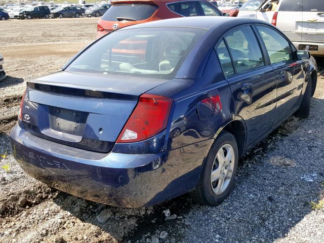 1G8AJ55F57Z123966 - 2007 SATURN ION LEVEL BLUE photo 4