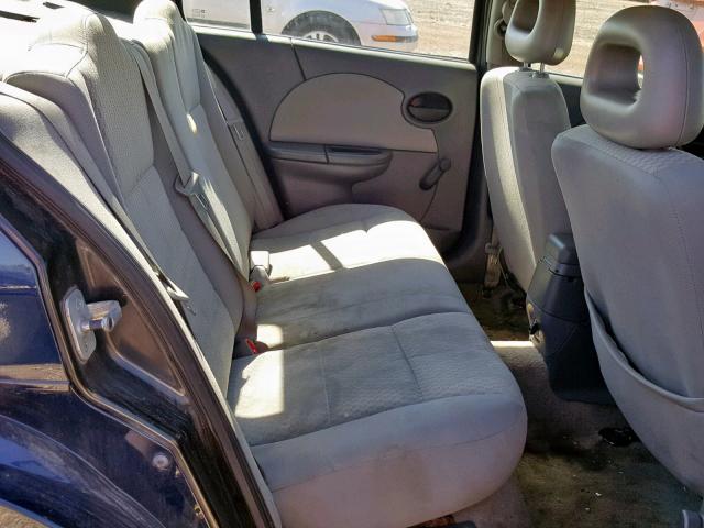 1G8AJ55F57Z123966 - 2007 SATURN ION LEVEL BLUE photo 6