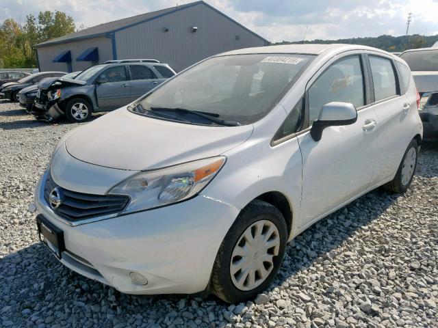 3N1CE2CP4EL426726 - 2014 NISSAN VERSA NOTE WHITE photo 2