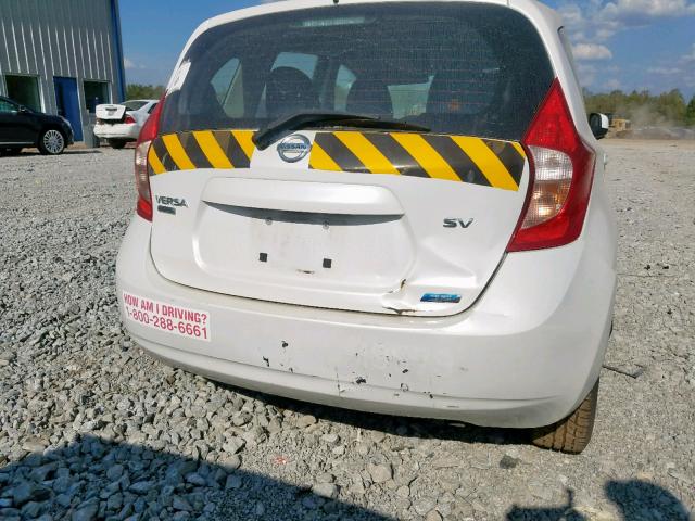 3N1CE2CP4EL426726 - 2014 NISSAN VERSA NOTE WHITE photo 9