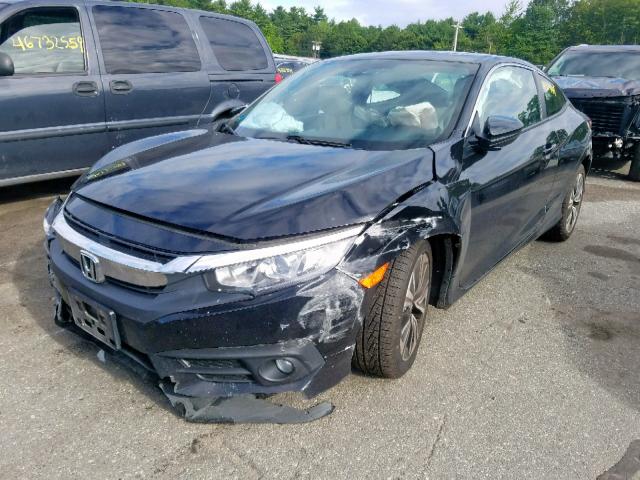 2HGFC3B72GH358155 - 2016 HONDA CIVIC EXL Սև լուսանկար 2