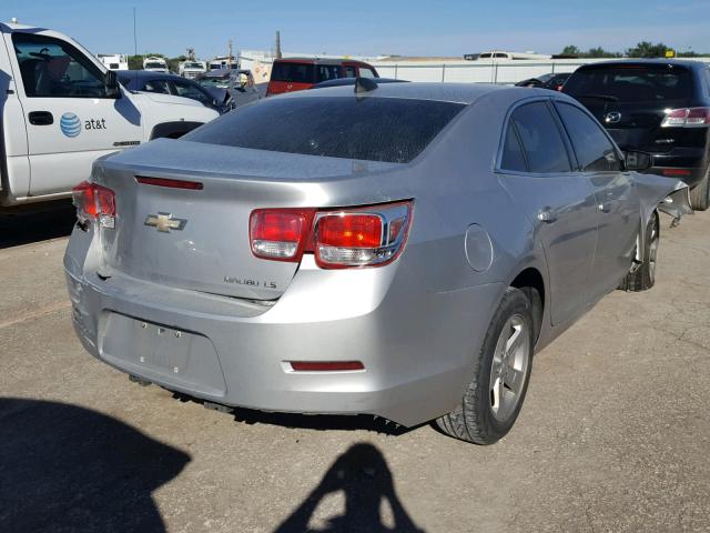 1G11B5SL5FF169142 - 2015 CHEVROLET MALIBU LS 银色 照片 4