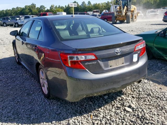 4T1BF1FKXCU200723 - 2012 TOYOTA CAMRY BASE GRAY photo 3