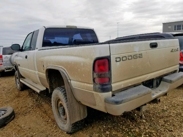 3B7KF23682M210011 - 2002 DODGE RAM 2500 WHITE photo 3