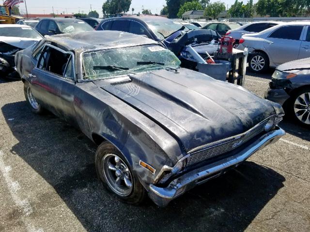 1X27F2W141417 - 1972 CHEVROLET NOVA GRAY photo 1