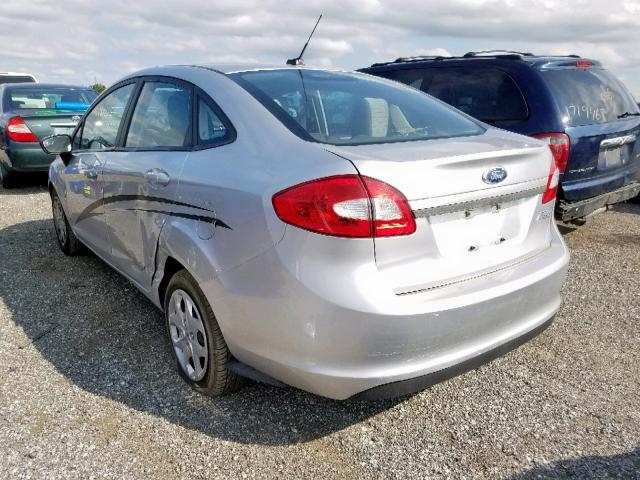 3FADP4AJ5BM122855 - 2011 FORD FIESTA S SILVER photo 3