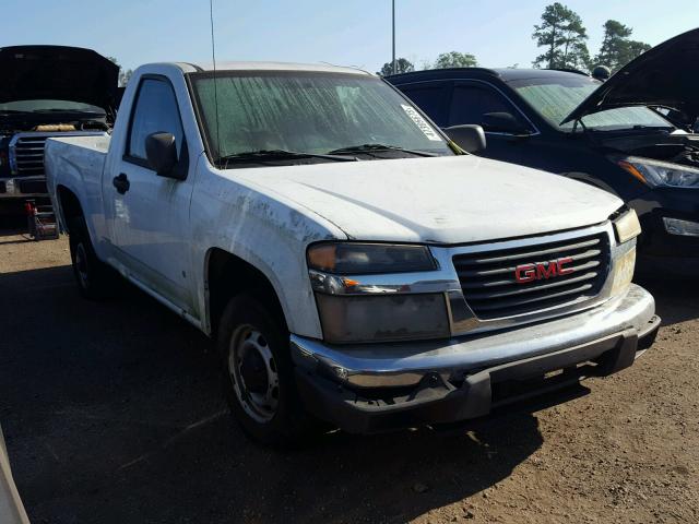 1GTCS148268263159 - 2006 GMC CANYON WHITE photo 1