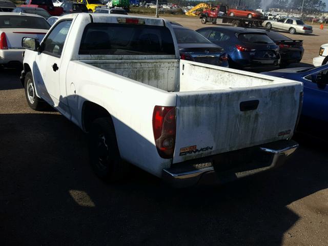 1GTCS148268263159 - 2006 GMC CANYON WHITE photo 3