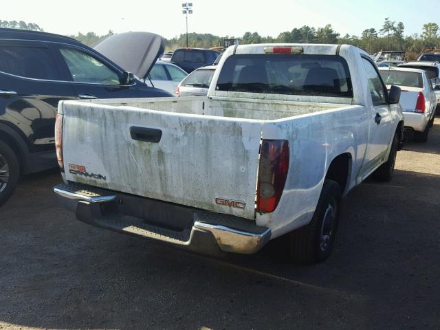 1GTCS148268263159 - 2006 GMC CANYON WHITE photo 4