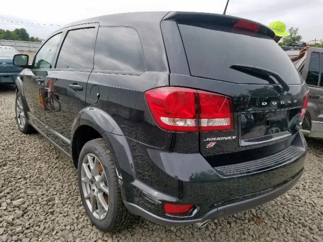 3C4PDDEG6KT774582 - 2019 DODGE JOURNEY GT BLACK photo 3