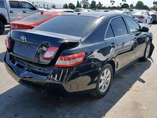 4T1BF3EK2BU157099 - 2011 TOYOTA CAMRY BASE BLACK photo 4