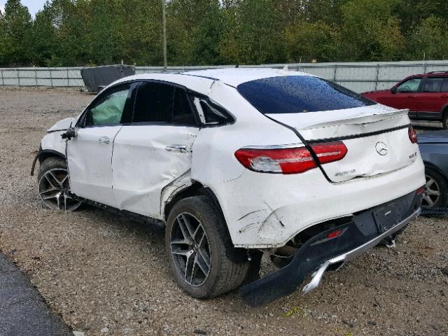 4JGED6EB6HA059840 - 2017 MERCEDES-BENZ GLE COUPE WHITE photo 3