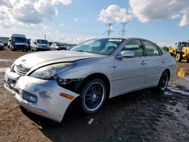 JTHBA30G445042764 - 2004 LEXUS ES 330 SILVER photo 2