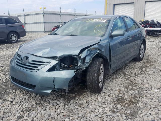4T4BE46K79R059029 - 2009 TOYOTA CAMRY BASE GREEN photo 2