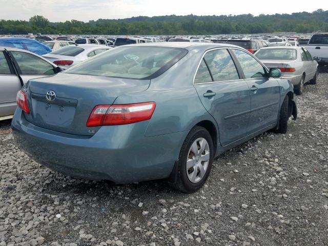 4T4BE46K79R059029 - 2009 TOYOTA CAMRY BASE GREEN photo 4