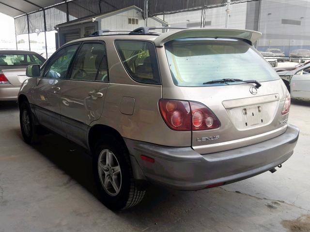 JT6GF10U6Y0076623 - 2000 LEXUS RX 300 BEIGE photo 3