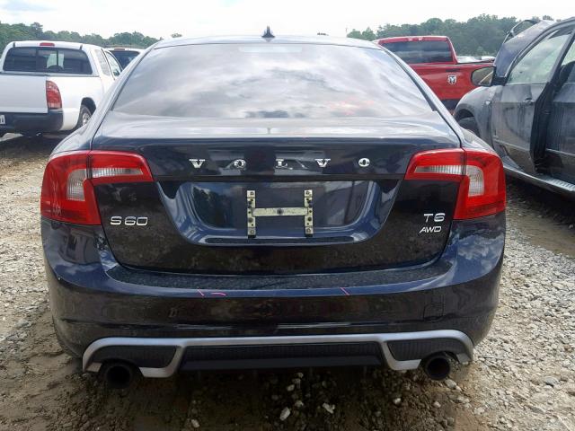 YV1902FH6C2111462 - 2012 VOLVO S60 T6 BLACK photo 9