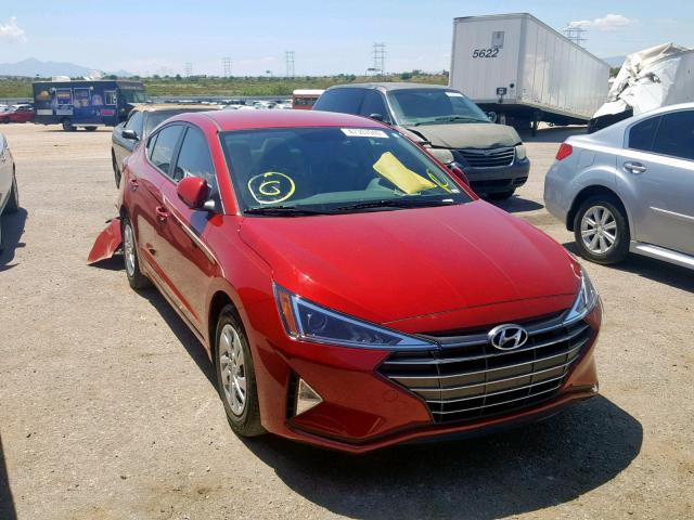 KMHD74LF3KU843833 - 2019 HYUNDAI ELANTRA SE RED photo 1