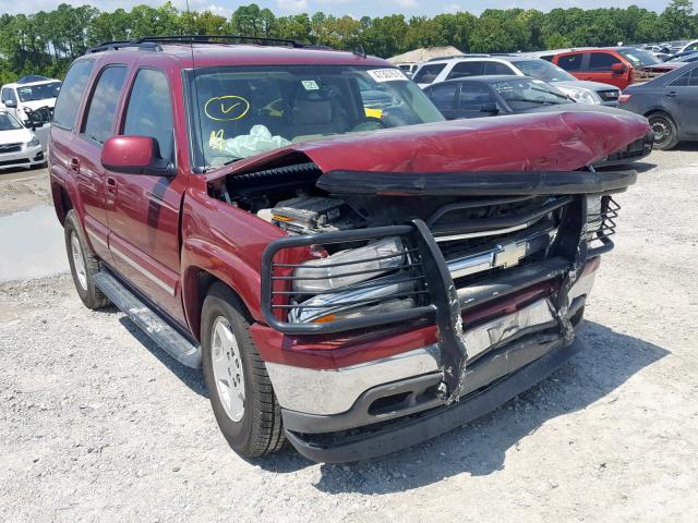 1GNEC13Z96J100444 - 2006 CHEVROLET TAHOE C150 MAROON photo 1