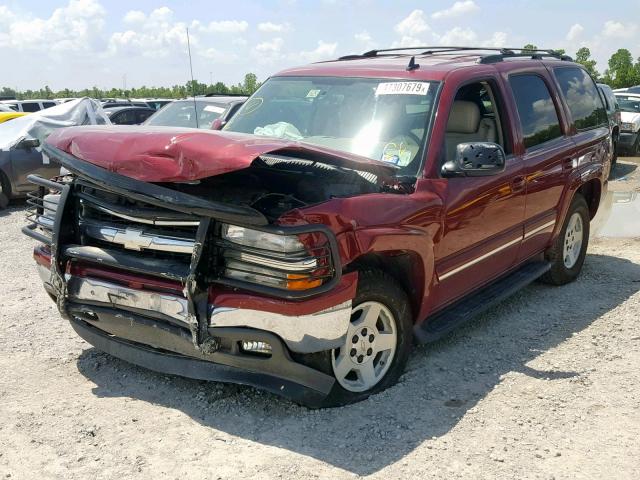 1GNEC13Z96J100444 - 2006 CHEVROLET TAHOE C150 MAROON photo 2