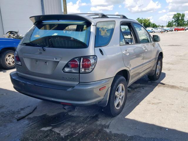 JTJHF10U520257763 - 2002 LEXUS RX 300 SILVER photo 4