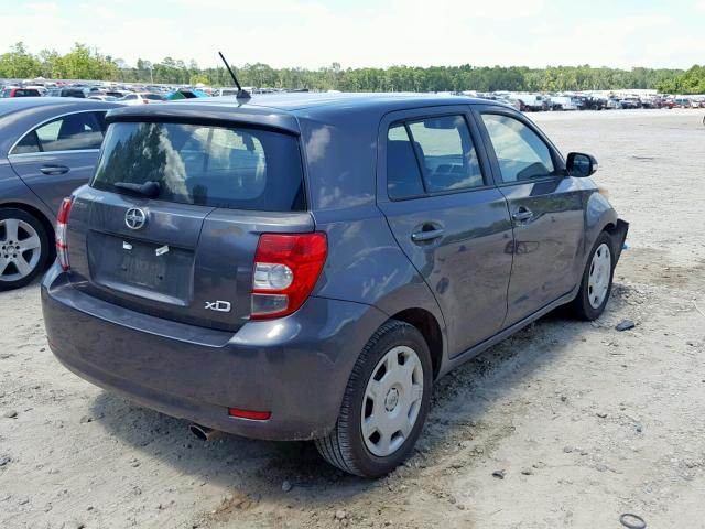 JTKKU104X8J030451 - 2008 TOYOTA SCION XD GRAY photo 4