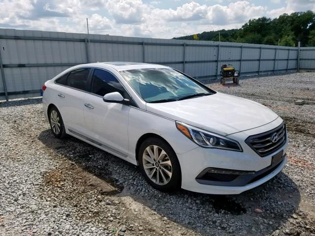 5NPE34AF0GH408342 - 2016 HYUNDAI SONATA SPO WHITE photo 1