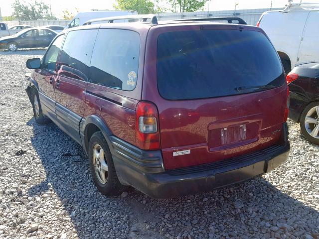 1GMDX03EX4D103991 - 2004 PONTIAC MONTANA MAROON photo 3