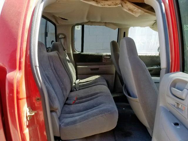 1B7HL38N82S617827 - 2002 DODGE DAKOTA QUA RED photo 6