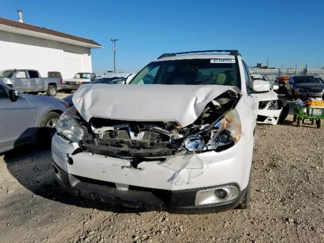 4S4BRDKC8B2372945 - 2011 SUBARU OUTBACK 3. WHITE photo 9