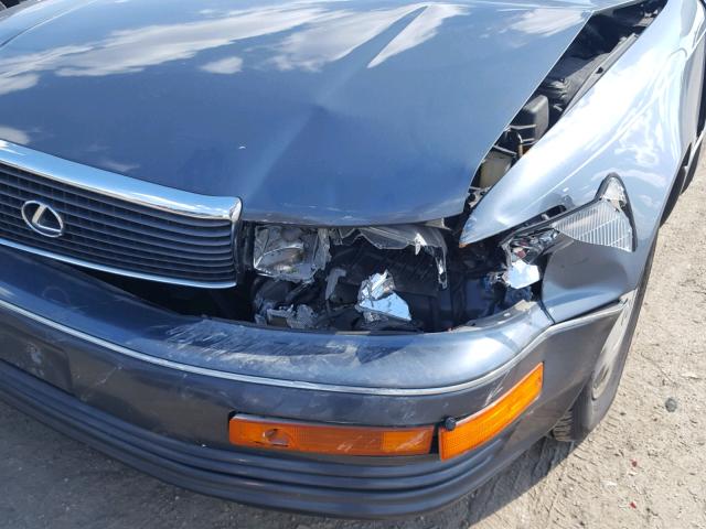 JT8UF11EXM0074014 - 1991 LEXUS LS 400 GRAY photo 9